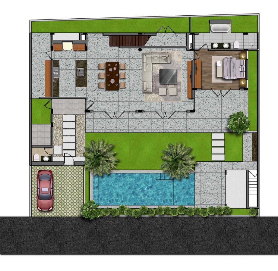Villa Como Close To Finns Beach Club Kuta Lombok Exterior foto